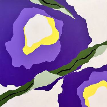 Original Abstract Botanic Paintings by Laura Welshans