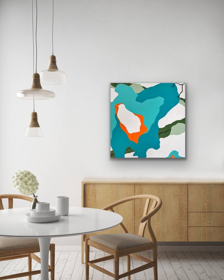 Original Abstract Painting by Laura Welshans