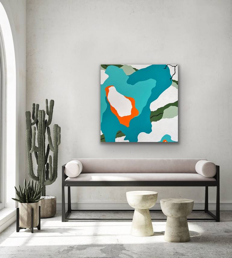 Original Abstract Painting by Laura Welshans