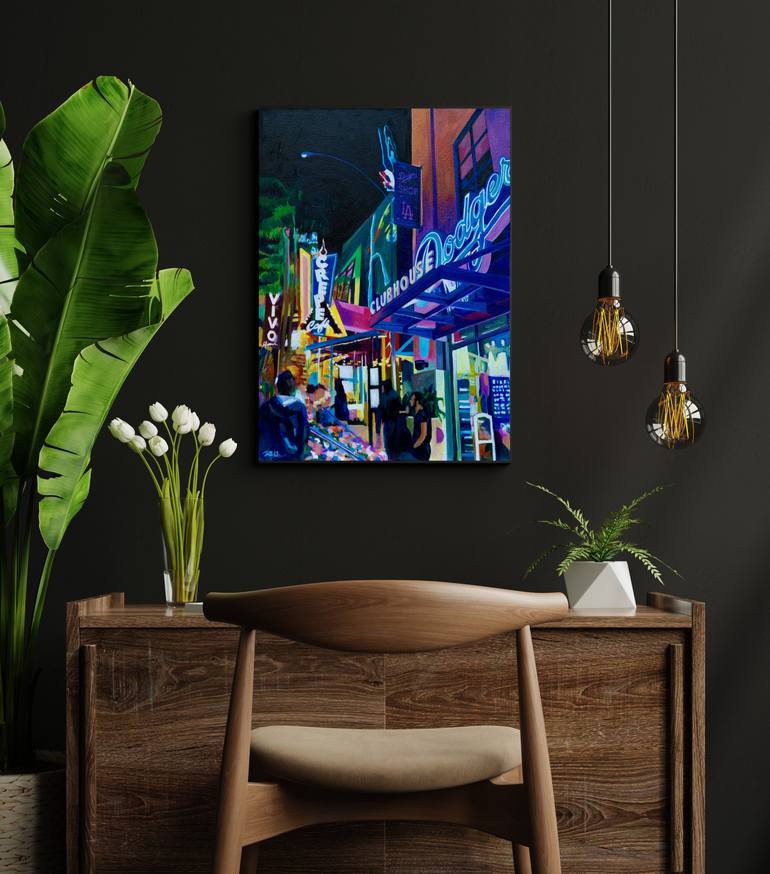 Original Contemporary Outer Space Painting by Victoria Gordeyeva