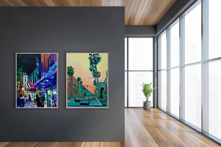 Original Contemporary Outer Space Painting by Victoria Gordeyeva