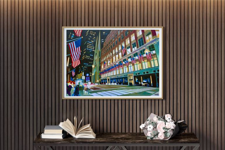 Original Contemporary Architecture Painting by Victoria Gordeyeva