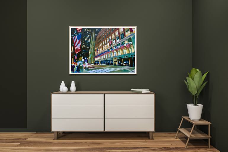 Original Contemporary Architecture Painting by Victoria Gordeyeva
