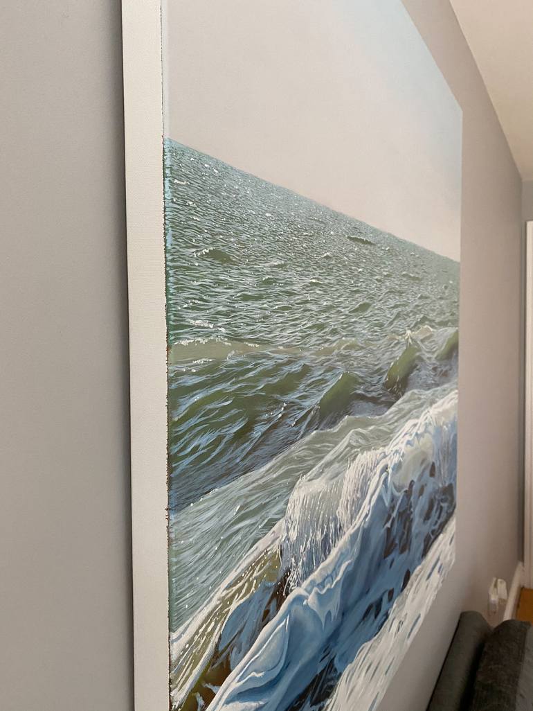 Original Photorealism Seascape Painting by Christopher Witchall