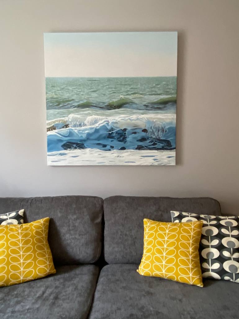 Original Photorealism Seascape Painting by Christopher Witchall