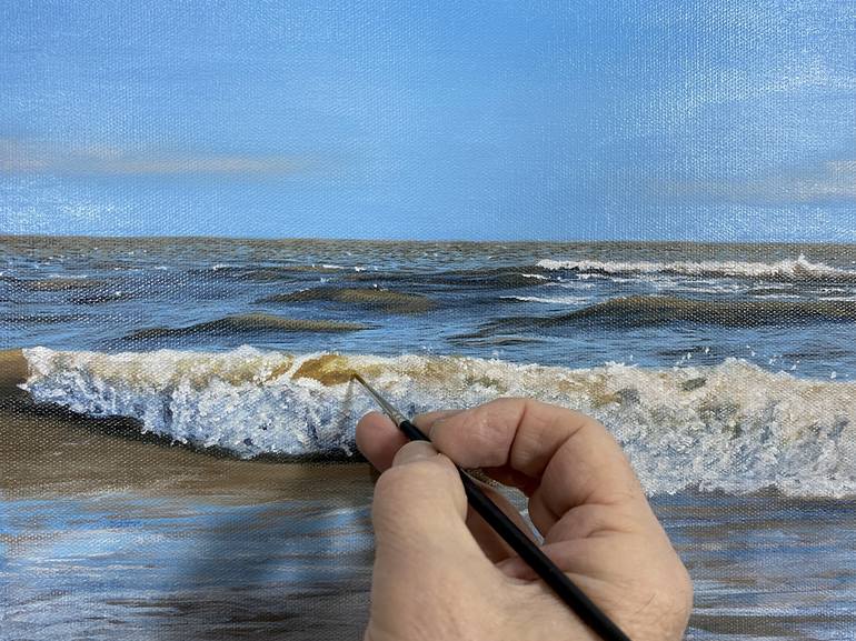 Original Photorealism Seascape Painting by Christopher Witchall