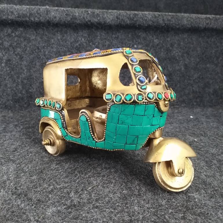 Original Automobile Sculpture by VGo cart