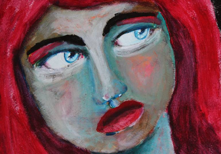 Original Abstract Expressionism People Painting by Gaurangi Shah