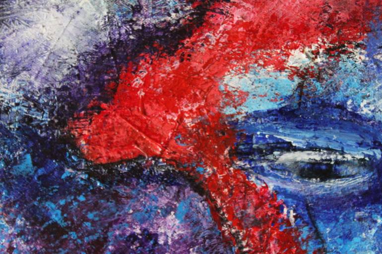 Original Abstract Expressionism People Painting by Gaurangi Shah