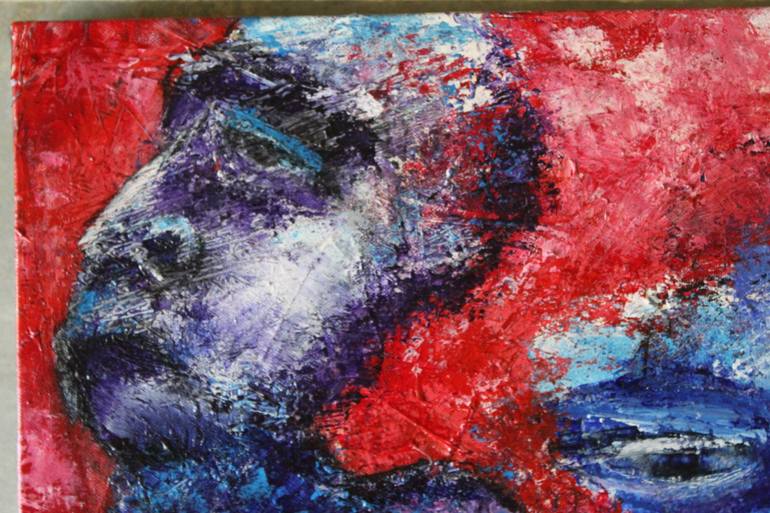 Original Abstract Expressionism People Painting by Gaurangi Shah