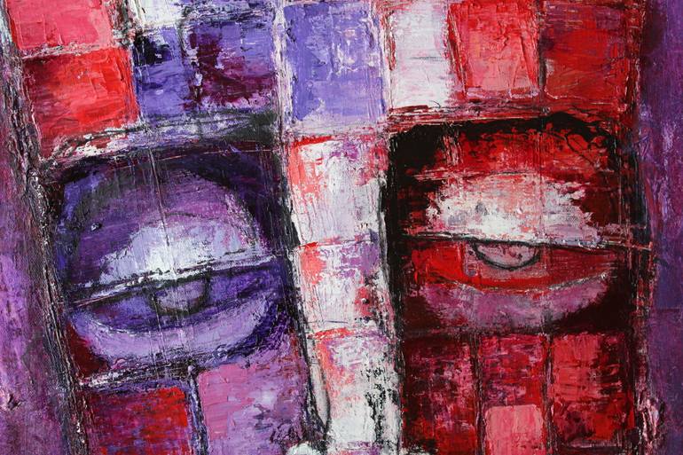 Original Abstract Expressionism People Painting by Gaurangi Shah