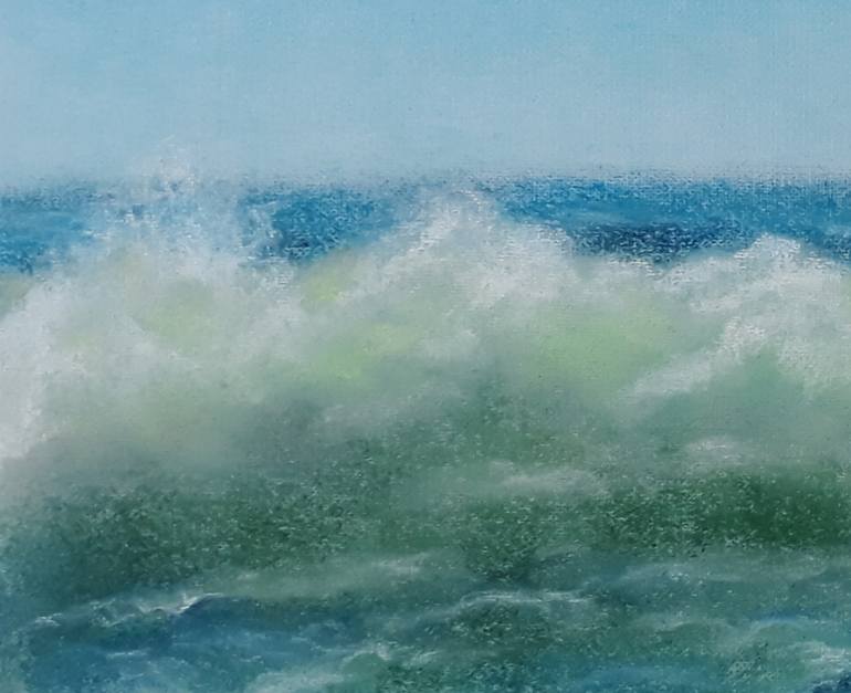 Original Fine Art Seascape Painting by Olga Maksimova