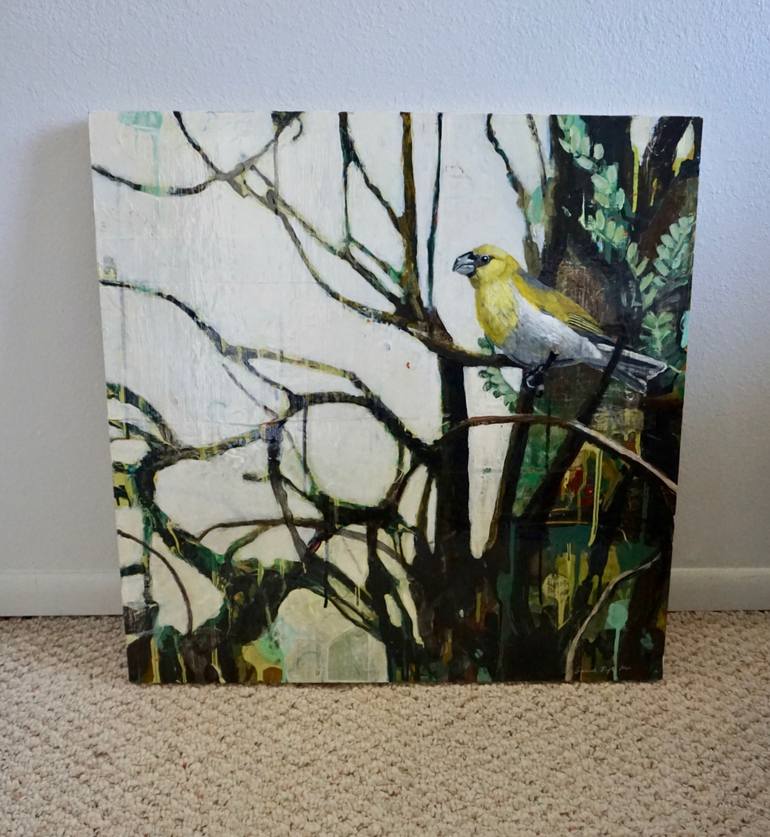 Original Abstract Animal Painting by Sarah Ko