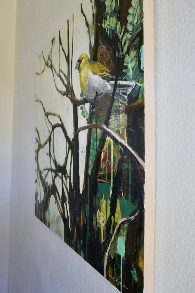 Original Abstract Animal Painting by Sarah Ko