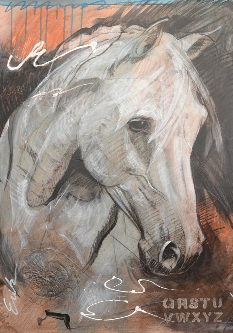 Ammonite Horse 2 Painting By Erik Kinkade Saatchi Art   4683685 HSC00001 7 