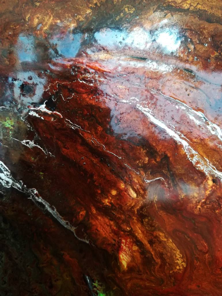 Original Abstract Expressionism Abstract Painting by Vivien Bone