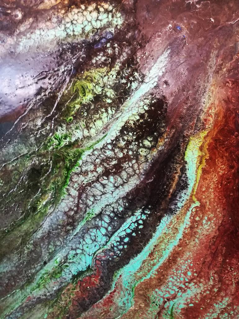 Original Abstract Expressionism Abstract Painting by Vivien Bone