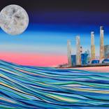 Moonlight Over The Industries by Drica Lobo