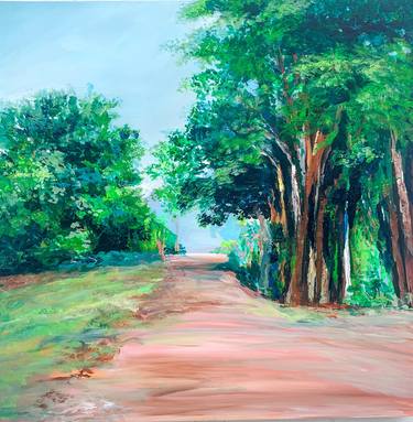 Original Fine Art Tree Paintings by Drica Lobo