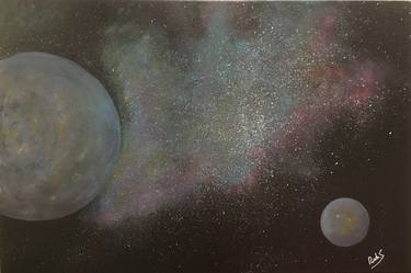 Print of Abstract Expressionism Outer Space Paintings by Rick Smith