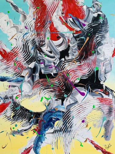 Original Abstract Expressionism Abstract Painting by Rick Smith