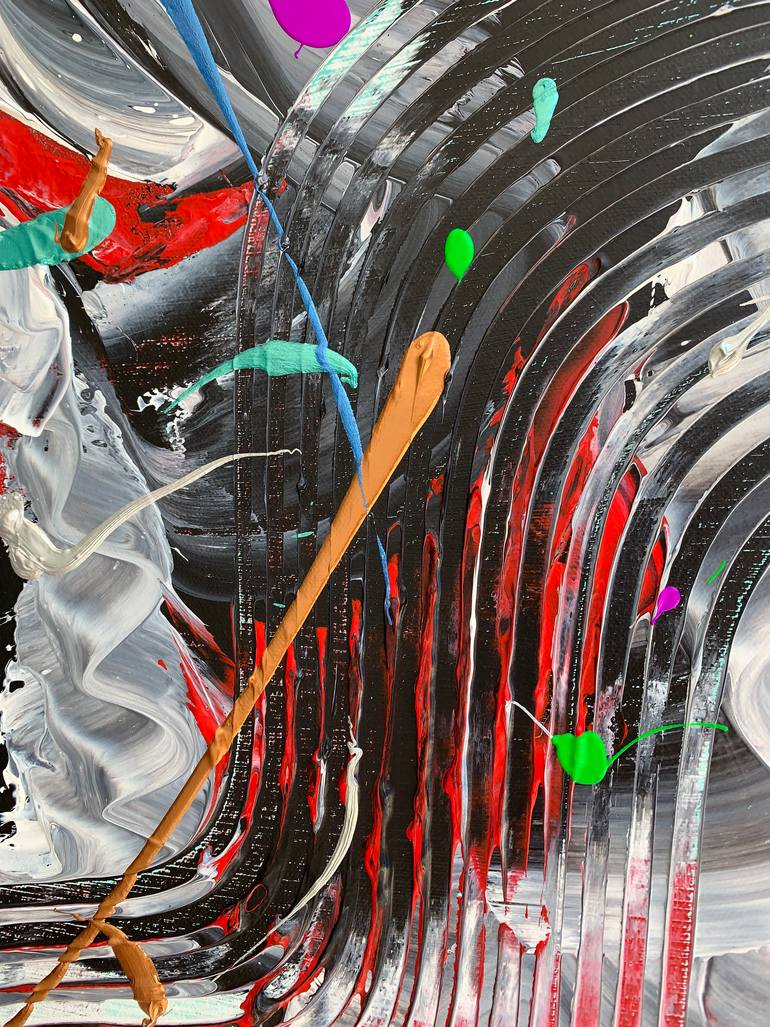 Original Abstract Expressionism Abstract Painting by Rick Smith