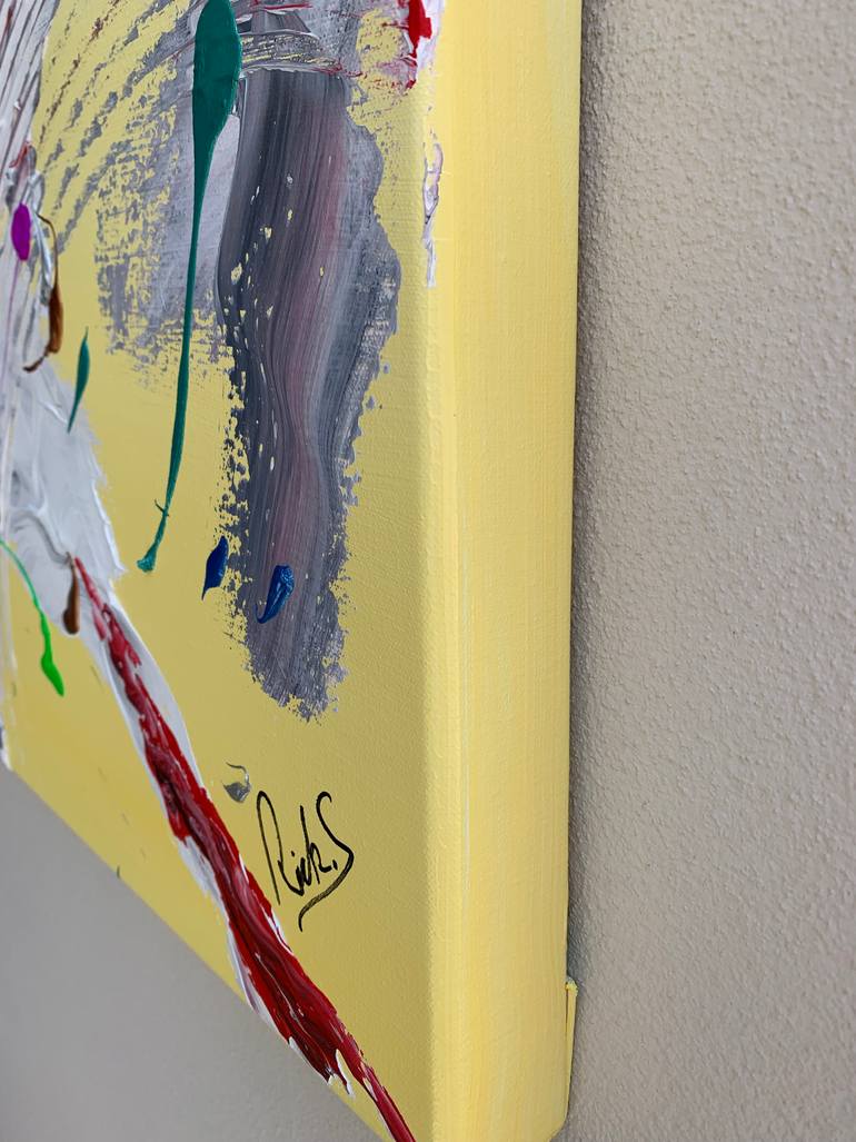 Original Abstract Expressionism Abstract Painting by Rick Smith