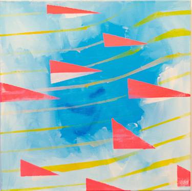 Print of Abstract Airplane Paintings by Joseph Cunningham