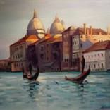 Venice Gondoliers by Alfred Colella