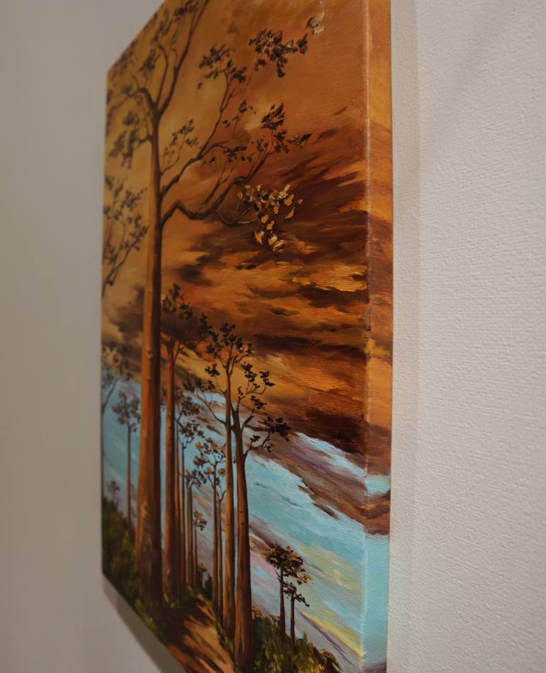 Original Impressionism Nature Painting by Andriy Pistun