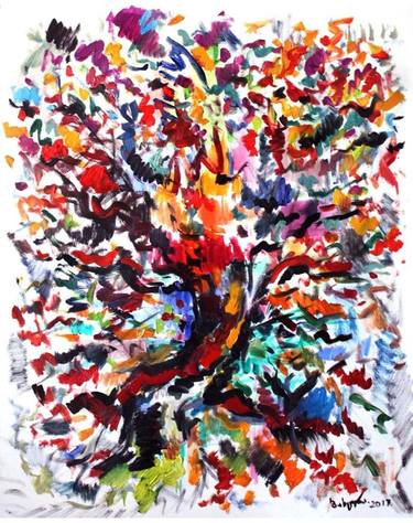 Original Abstract Nature Painting by Kakha Bakhtadze