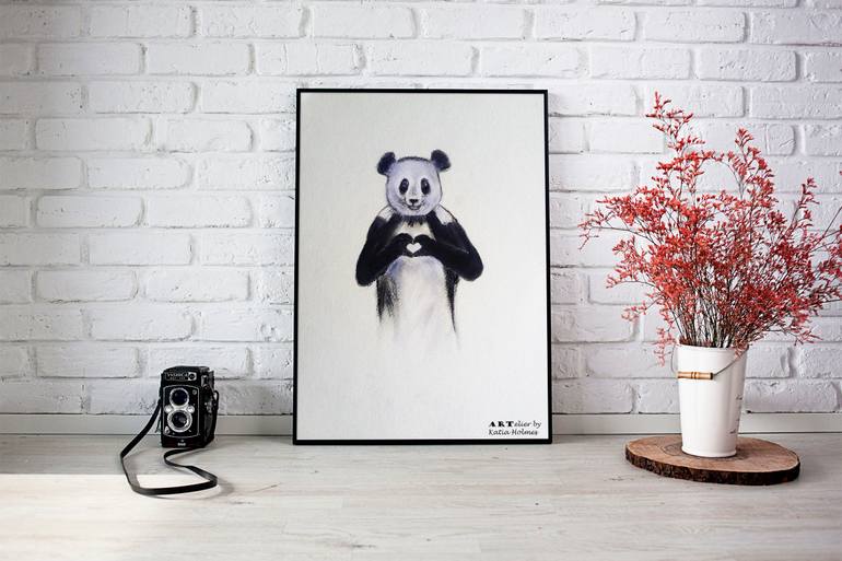 Original Illustration Animal Drawing by Katia Holmes
