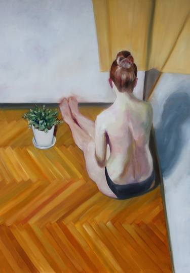 Print of Nude Paintings by Adrienn Erdei