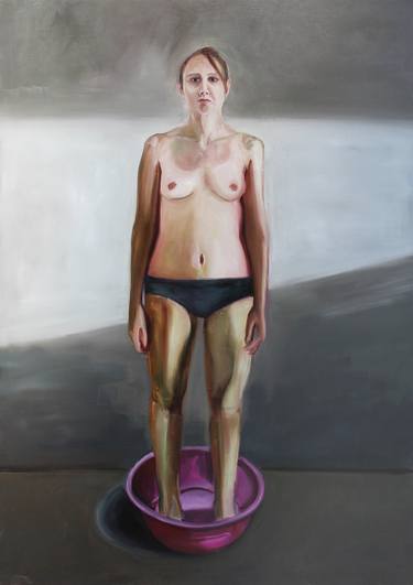 Print of Nude Paintings by Adrienn Erdei