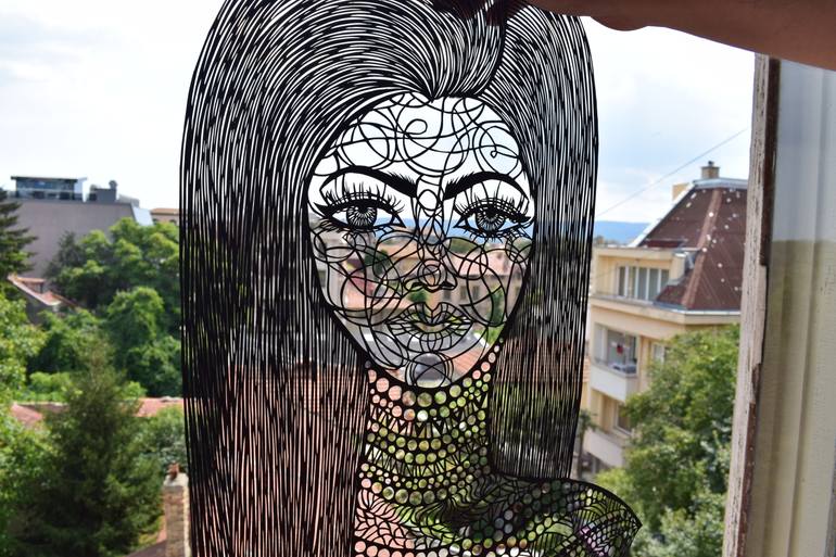 Original Figurative Women Drawing by Alina Georgieva