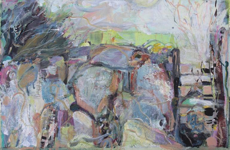 Print of Contemporary Landscape Paintings by Angela Herbert-Hodges