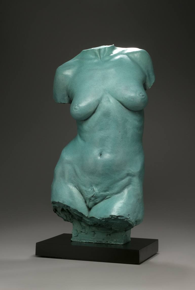 Original  figurative Nude Sculpture by Joshua Koffman