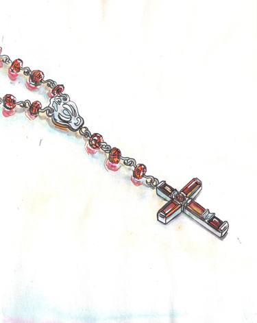 The red rosary thumb