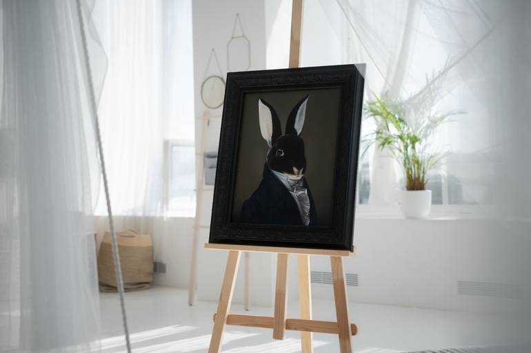 Original Portraiture Animal Painting by Ksenia Buridanova