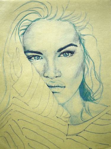 Print of Portrait Drawings by Natasa Buha