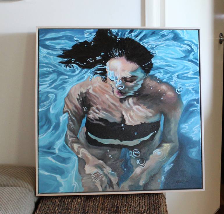 Original Realism People Painting by Amanda Cameron