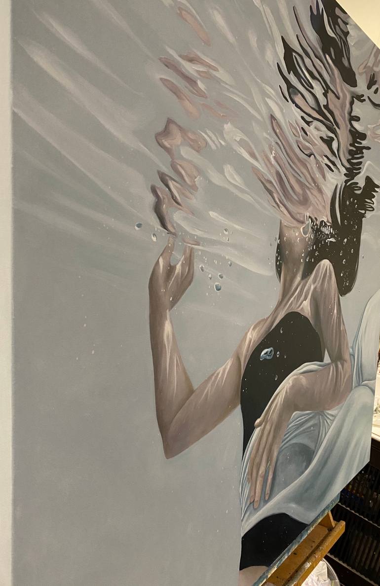 Original Figurative People Painting by Amanda Cameron