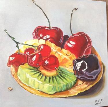 Print of Realism Food Paintings by Marina Ashi