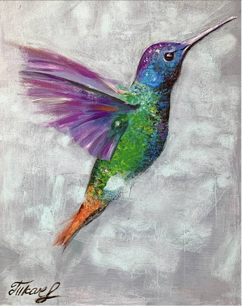 Hummingbird Painting by Yulia Tkach Saatchi Art