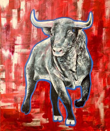 Original Fine Art Animal Painting by Yulia Tkach