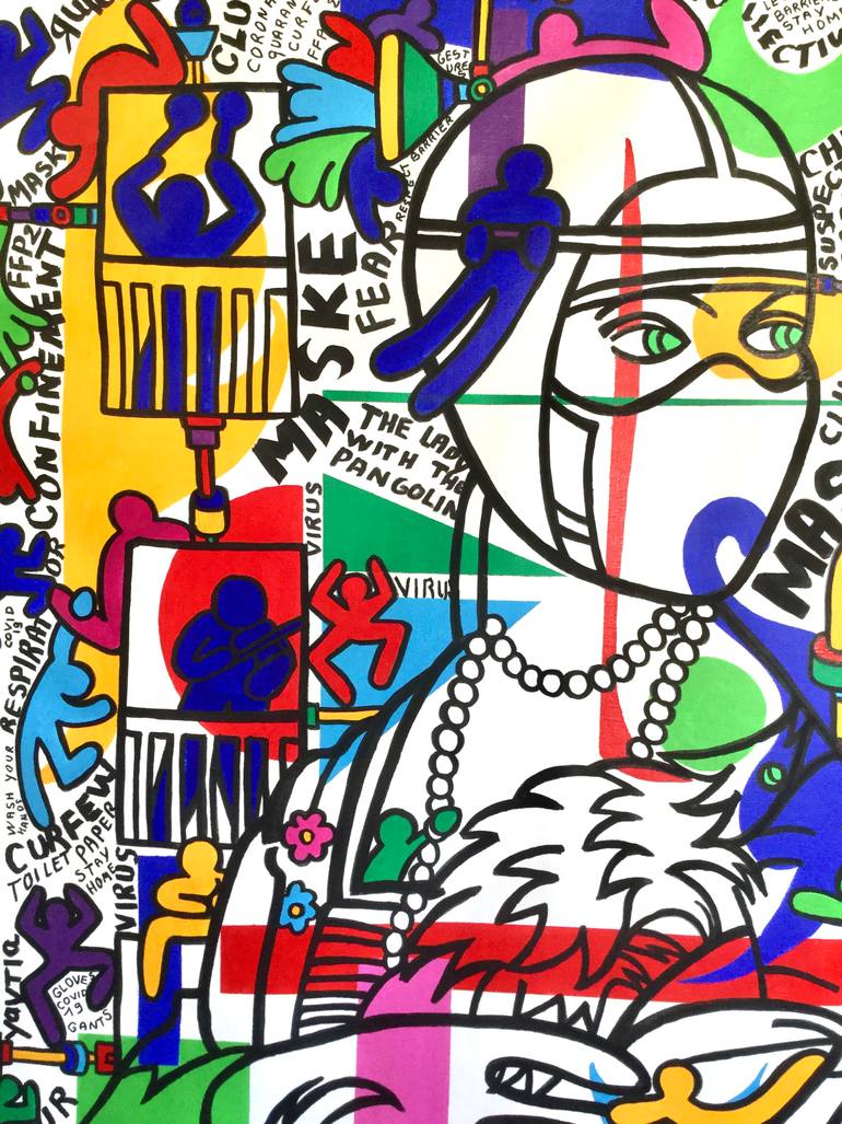 Original Expressionism Pop Culture/Celebrity Painting by Michele Map