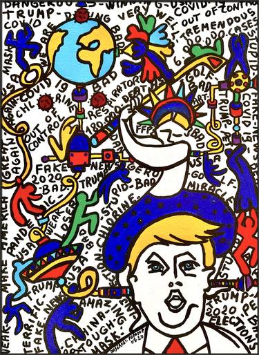 Print of Expressionism Political Paintings by Michele MAP