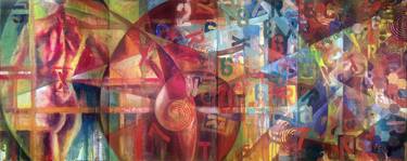 Original Figurative Abstract Paintings by David Rockwell