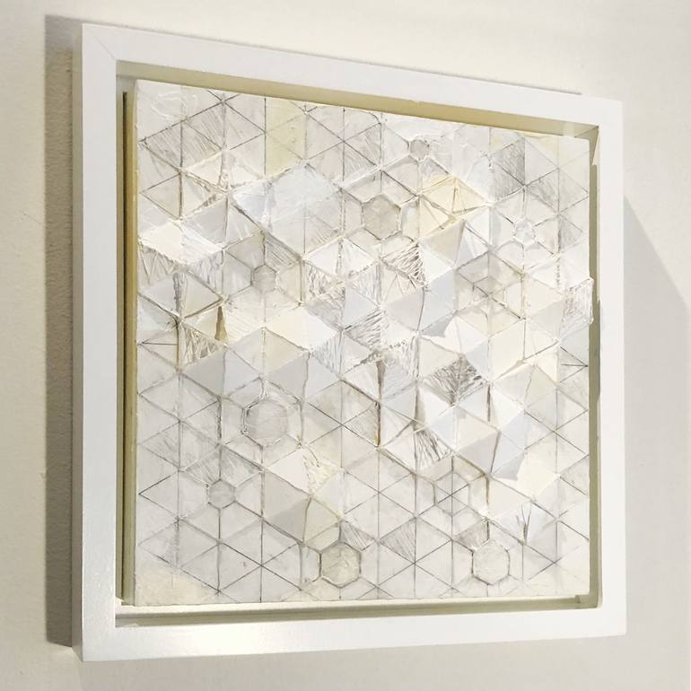 Original Abstract Geometric Painting by David Rockwell