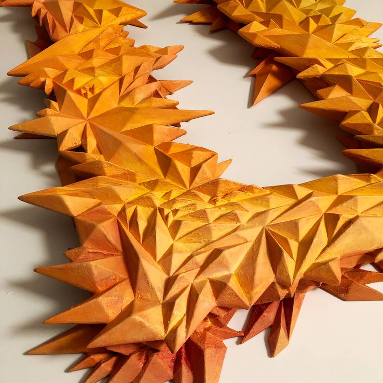 Original Abstract Geometric Painting by David Rockwell